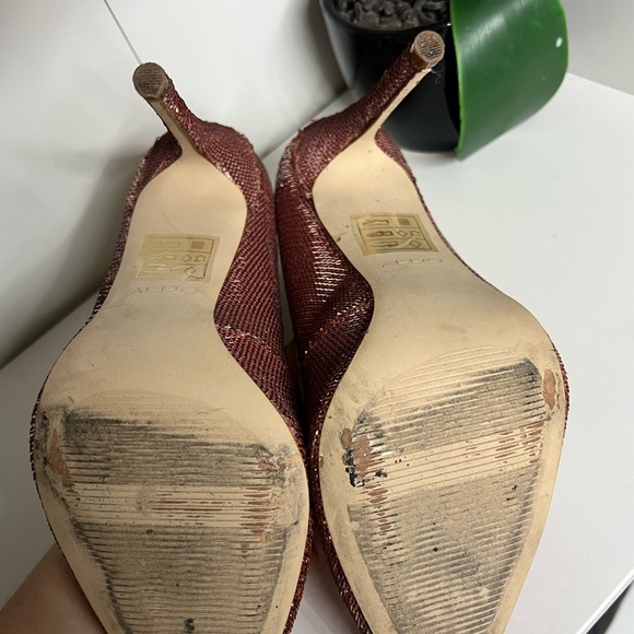 Aldo shoes Elegant Sequin Stiletto Heels - Picture 7 of 8